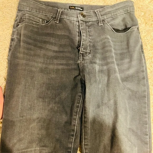 Lee slim straight stretchy jeans size 6 - Picture 4 of 7
